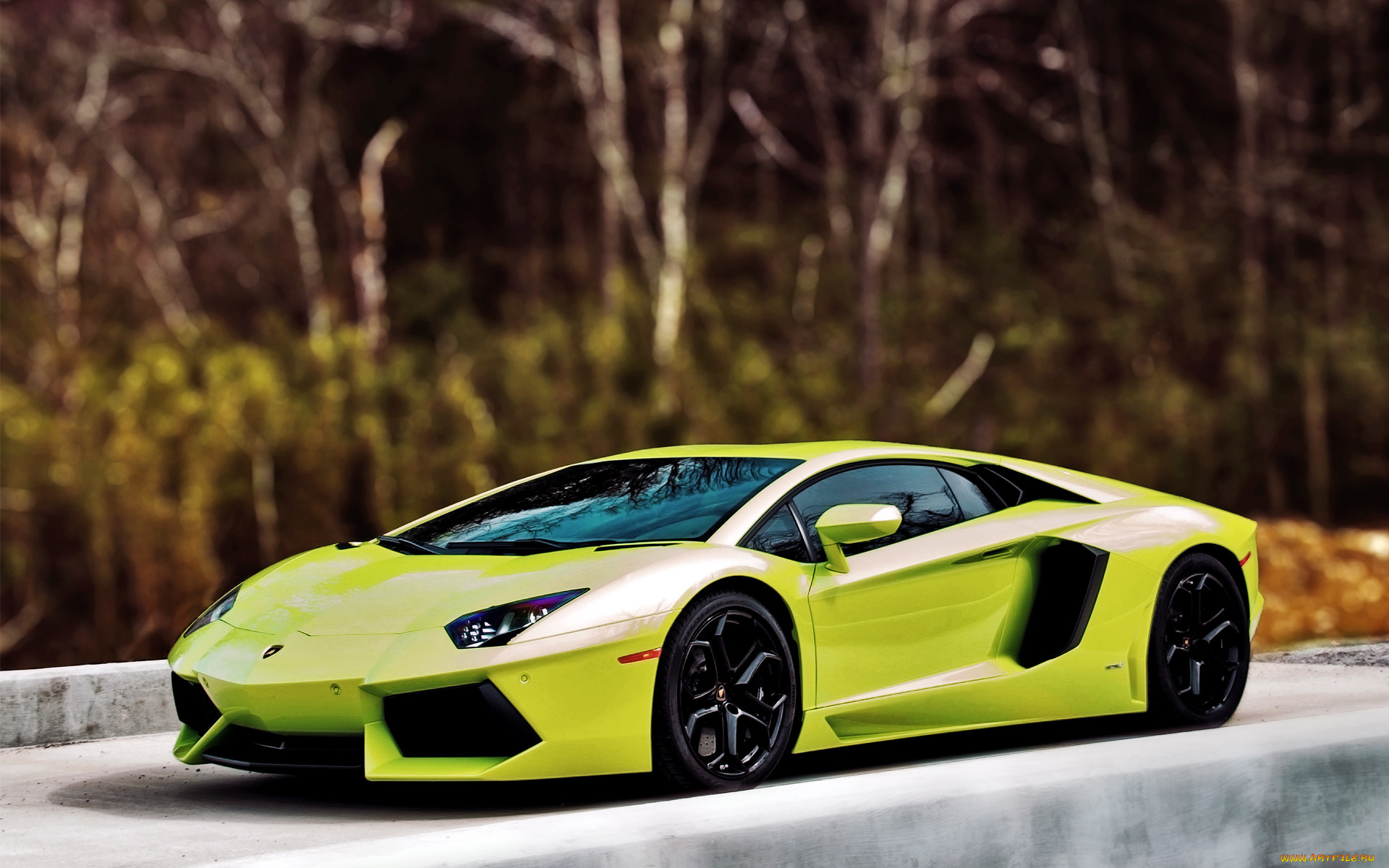 lamborghini, aventador, 